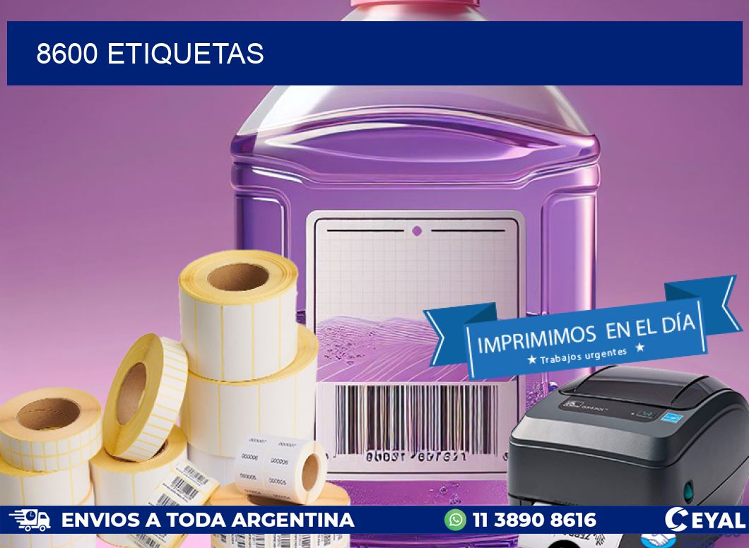 8600 ETIQUETAS