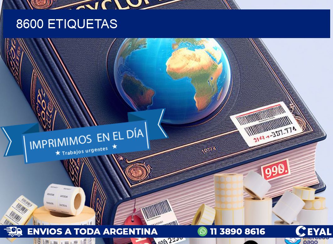 8600 ETIQUETAS