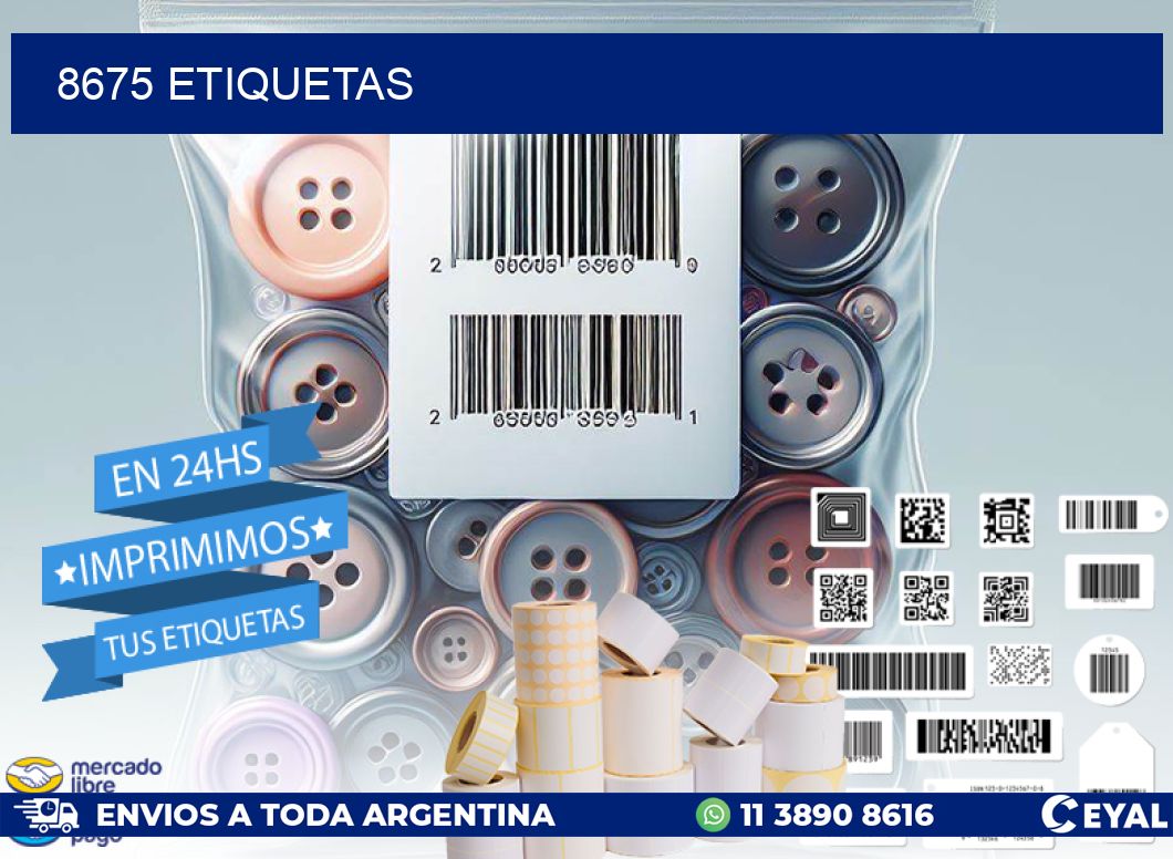 8675 ETIQUETAS
