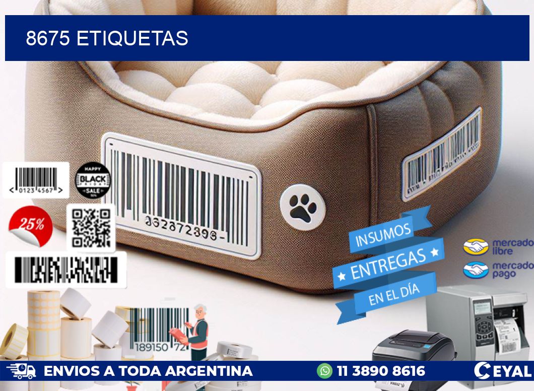 8675 ETIQUETAS