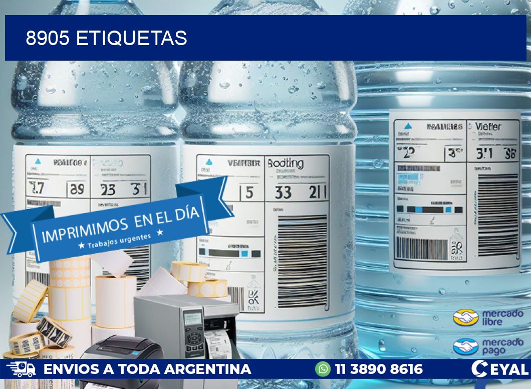 8905 ETIQUETAS