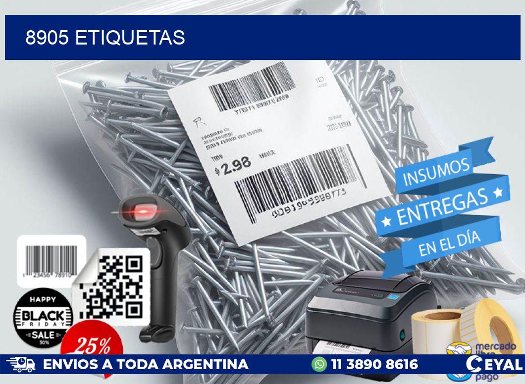 8905 ETIQUETAS