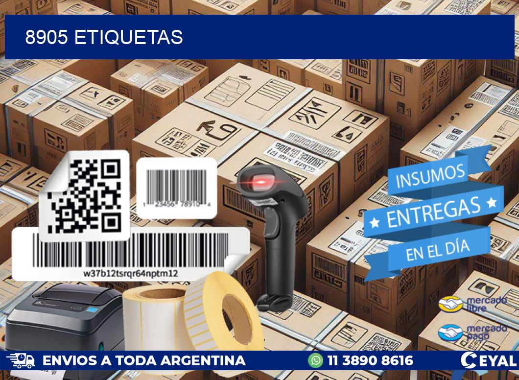 8905 ETIQUETAS