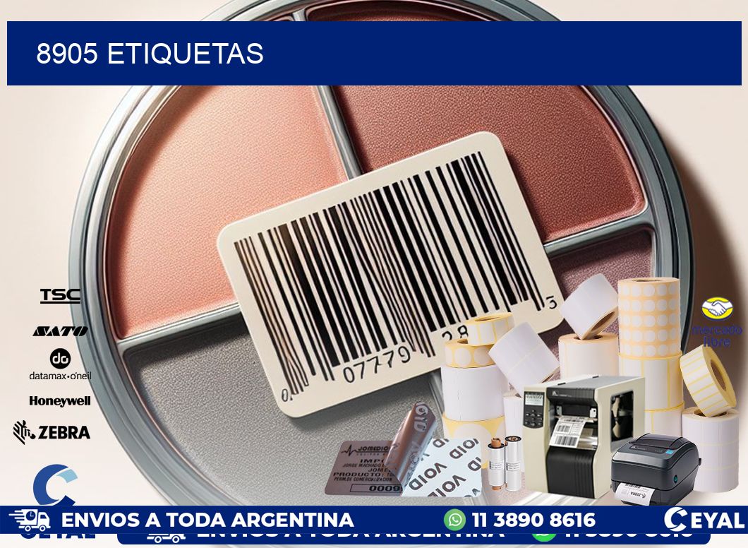 8905 ETIQUETAS