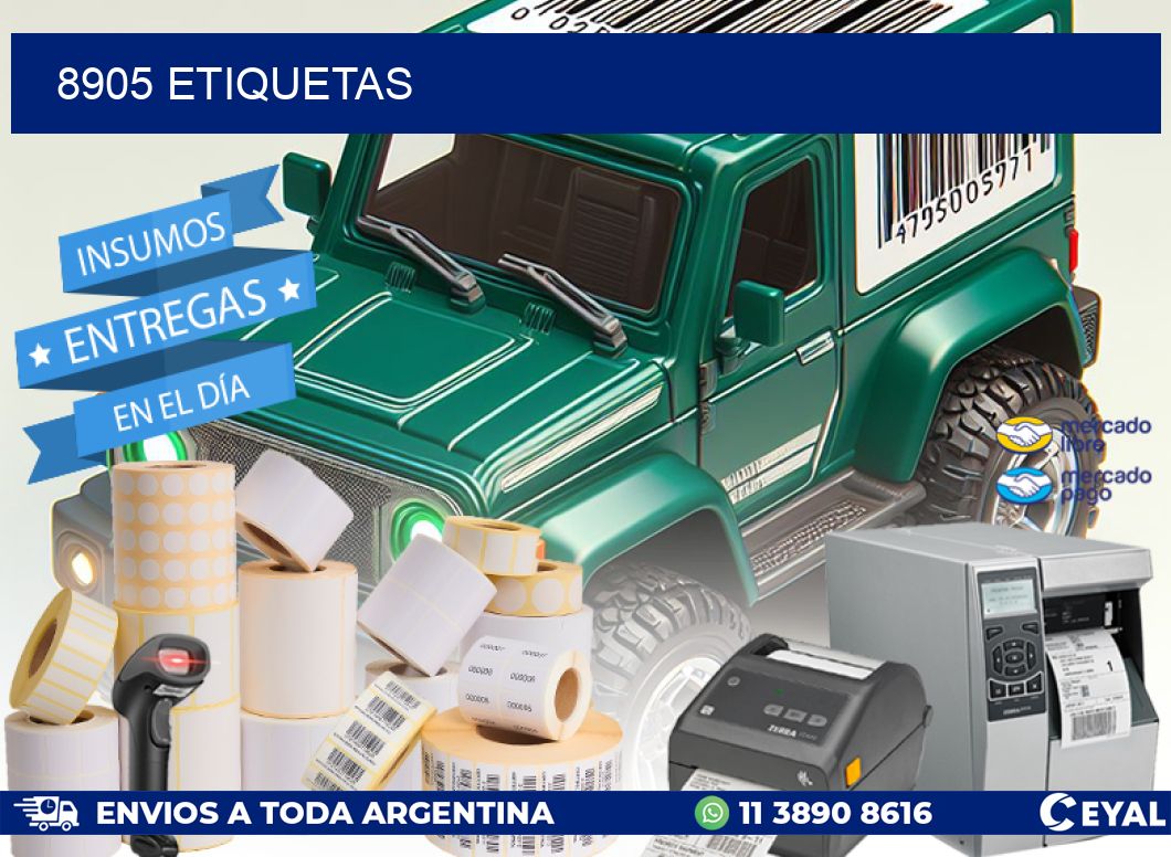 8905 ETIQUETAS