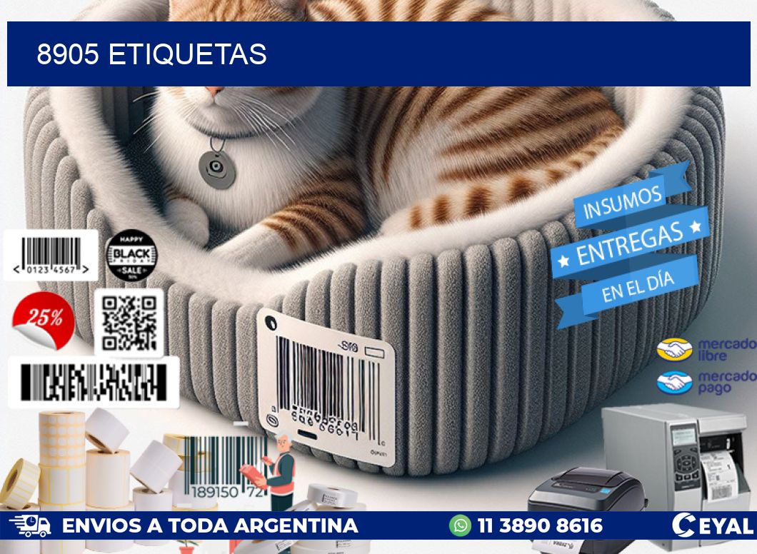 8905 ETIQUETAS