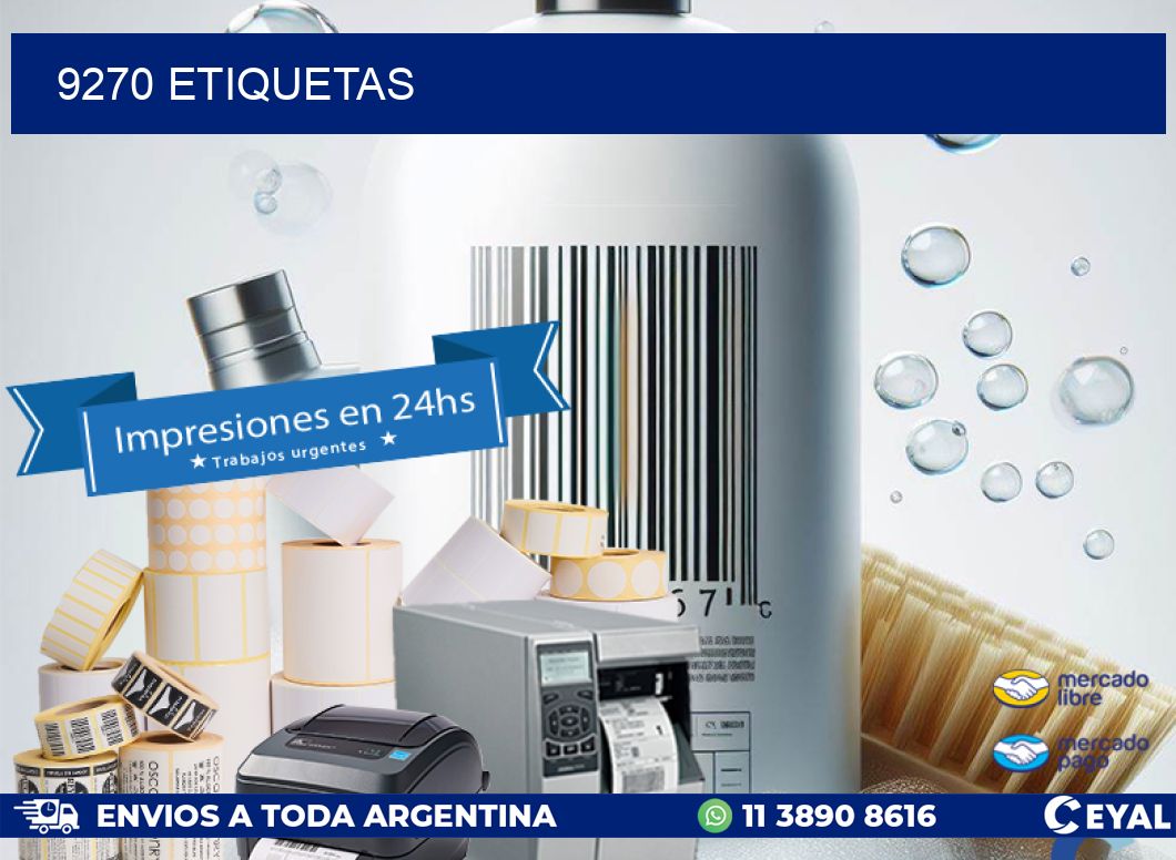 9270 ETIQUETAS