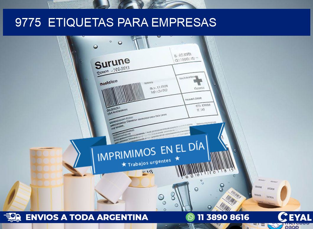 9775  ETIQUETAS PARA EMPRESAS