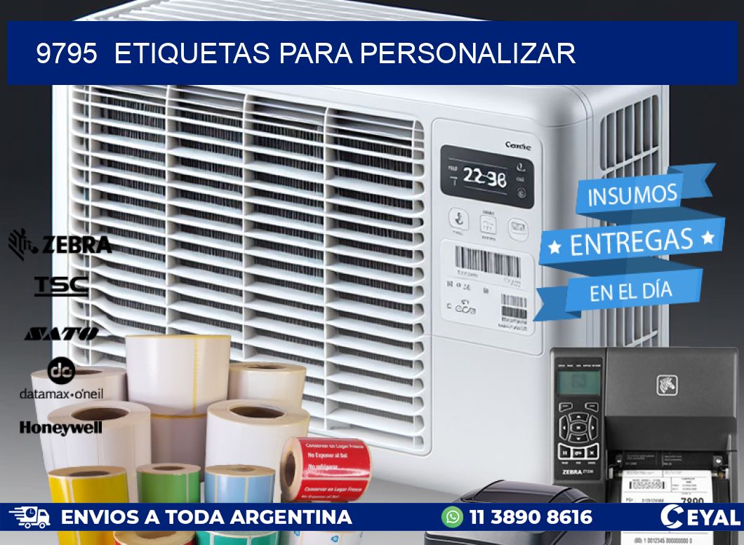9795  ETIQUETAS PARA PERSONALIZAR