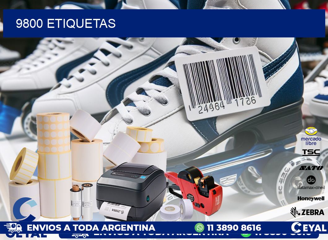 9800 ETIQUETAS