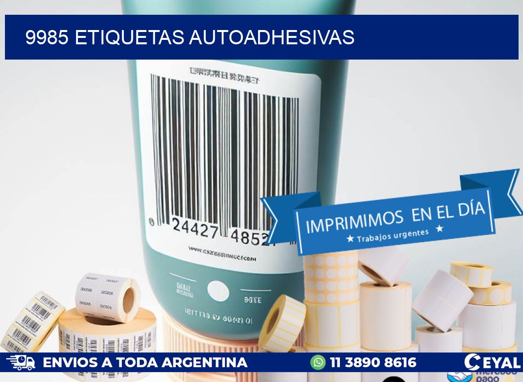 9985 ETIQUETAS AUTOADHESIVAS