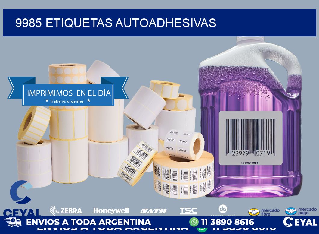 9985 ETIQUETAS AUTOADHESIVAS