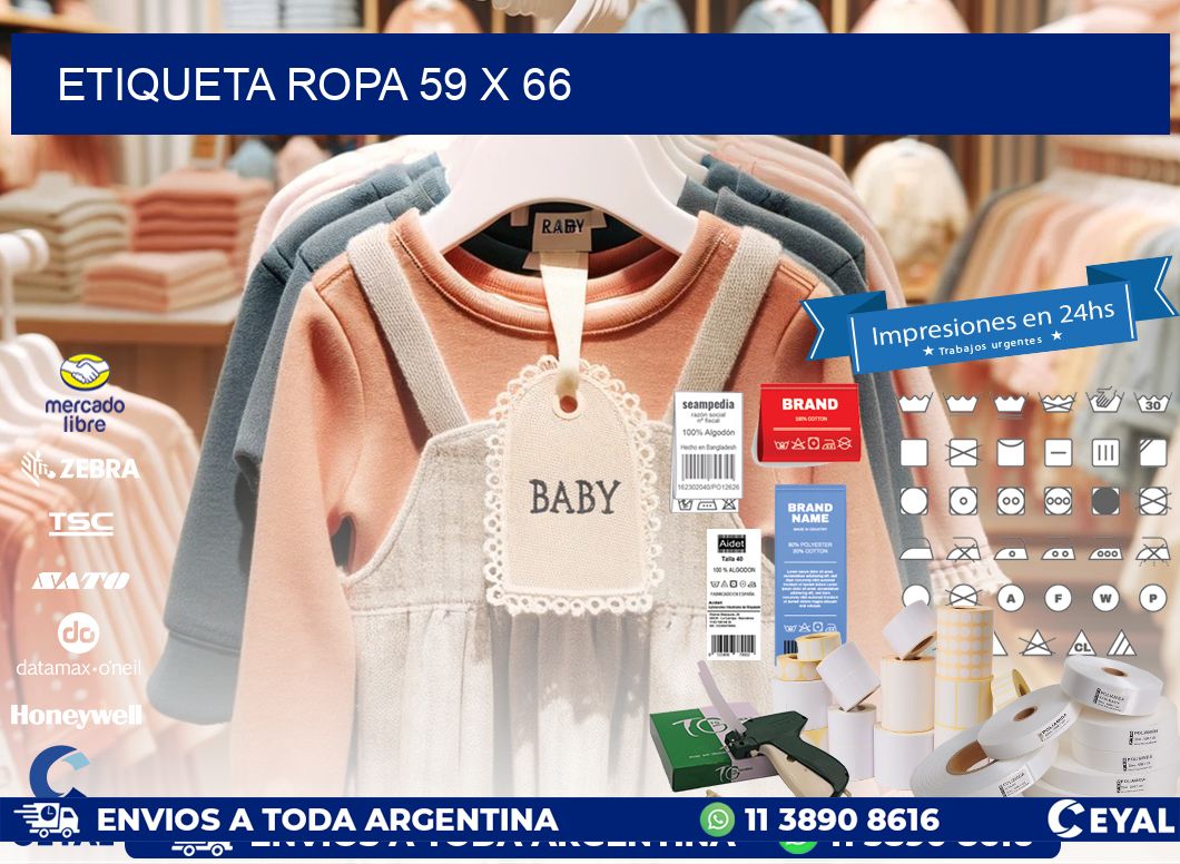 ETIQUETA ROPA 59 x 66