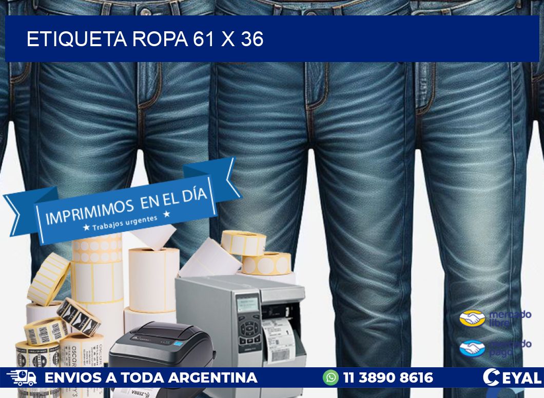 ETIQUETA ROPA 61 x 36