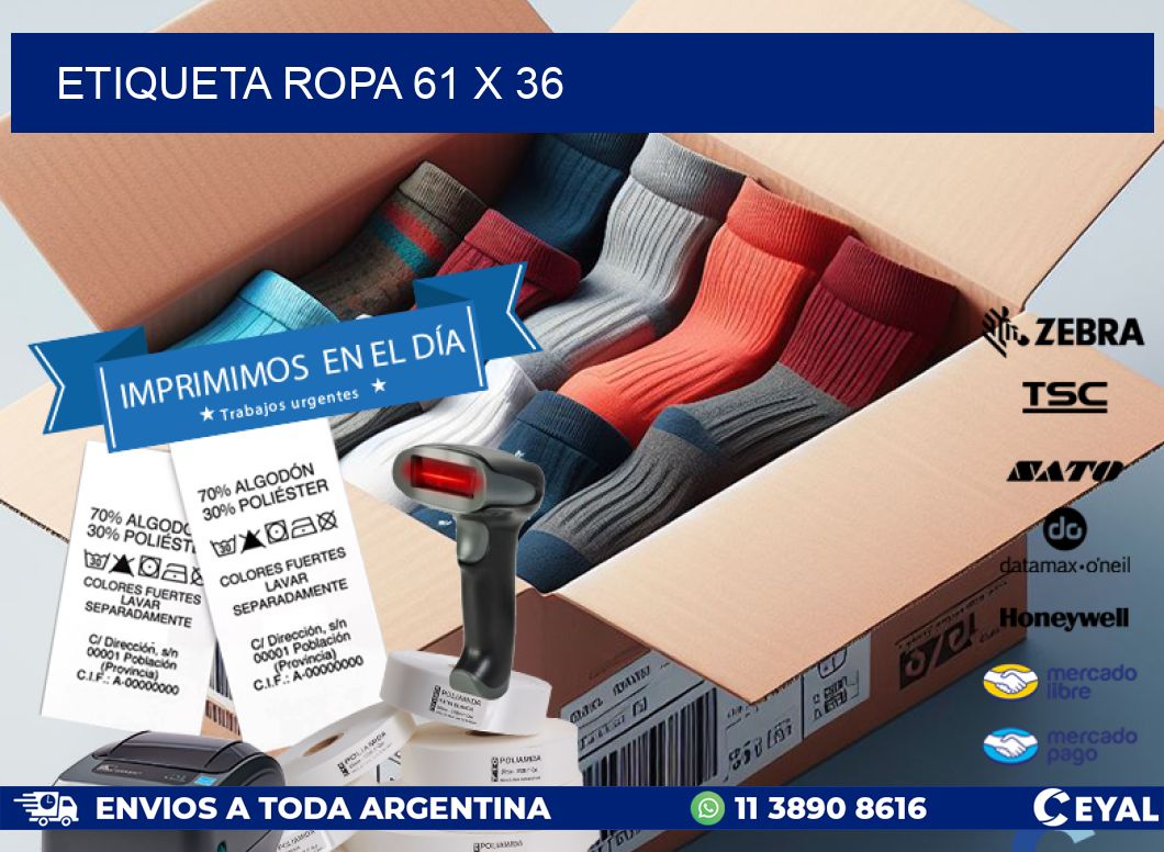 ETIQUETA ROPA 61 x 36