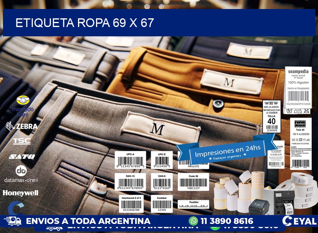 ETIQUETA ROPA 69 x 67