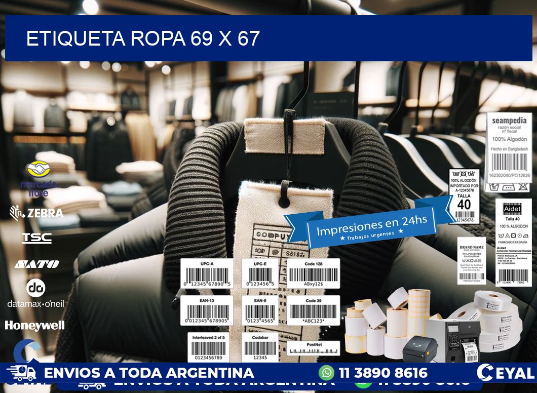 ETIQUETA ROPA 69 x 67