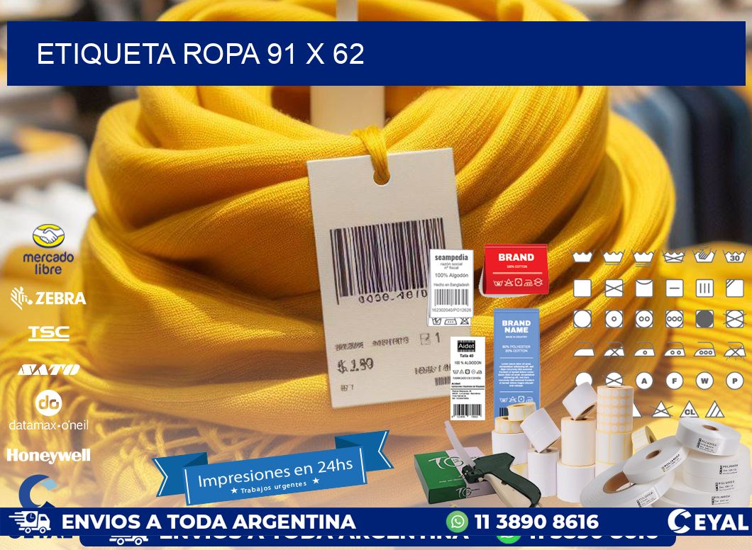 ETIQUETA ROPA 91 x 62