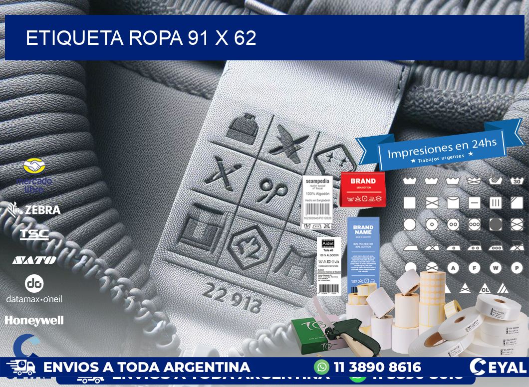 ETIQUETA ROPA 91 x 62