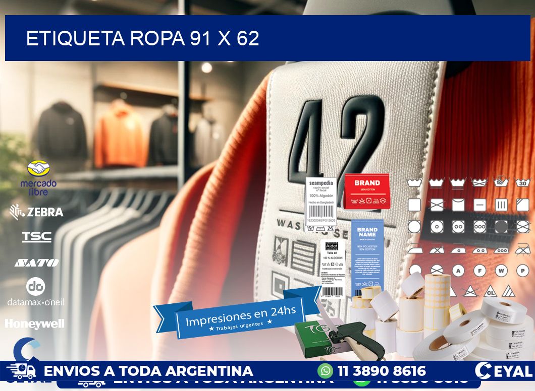 ETIQUETA ROPA 91 x 62