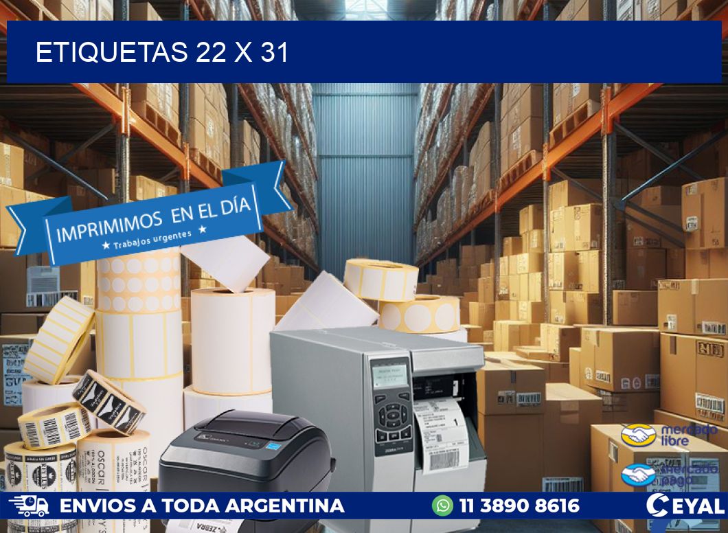 ETIQUETAS 22 x 31