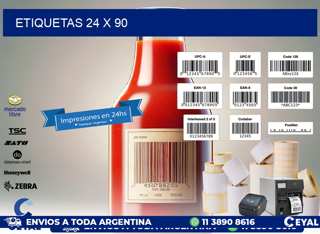 ETIQUETAS 24 x 90