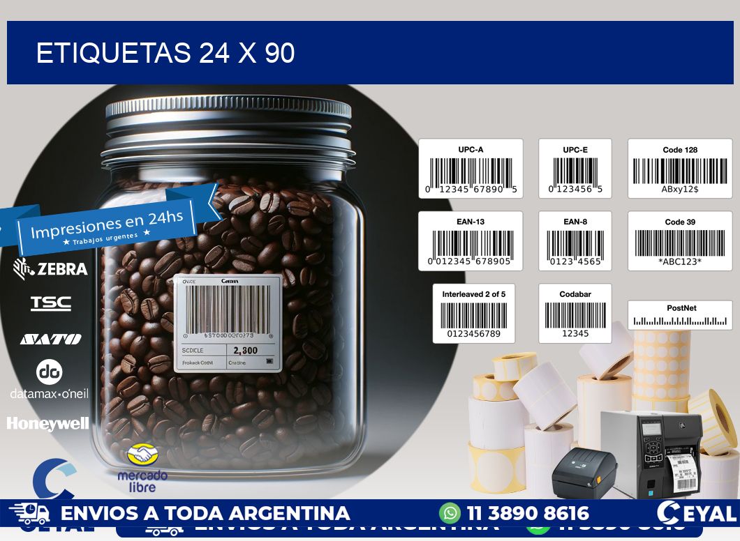 ETIQUETAS 24 x 90