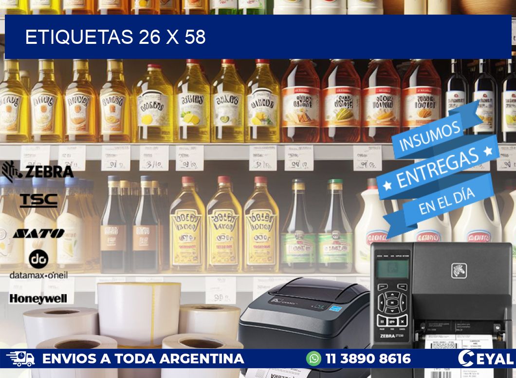 ETIQUETAS 26 x 58