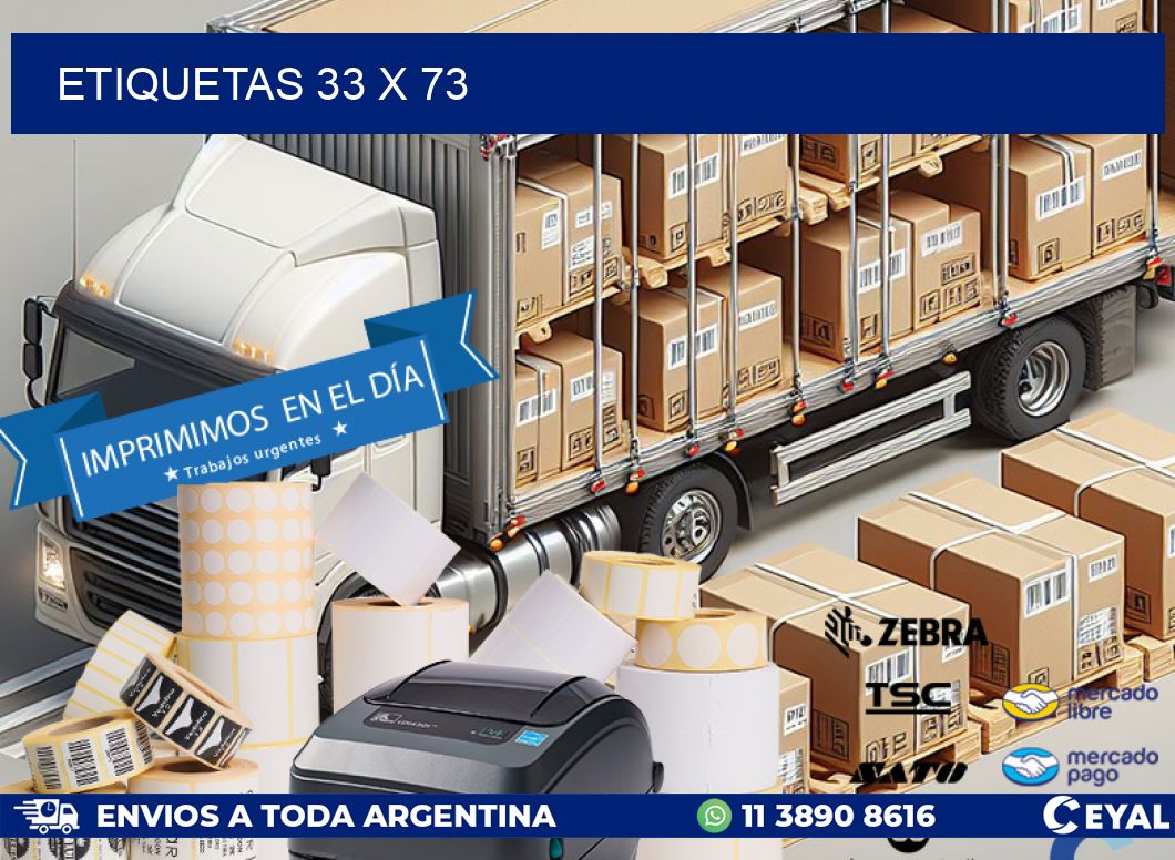ETIQUETAS 33 x 73