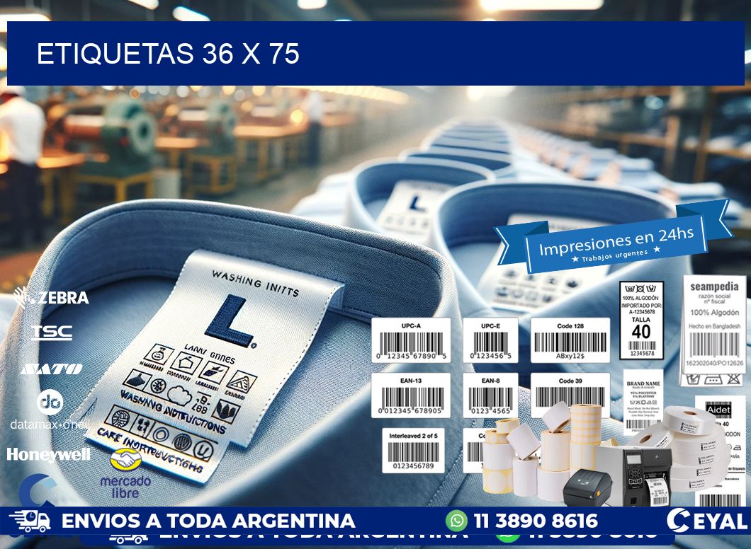 ETIQUETAS 36 x 75