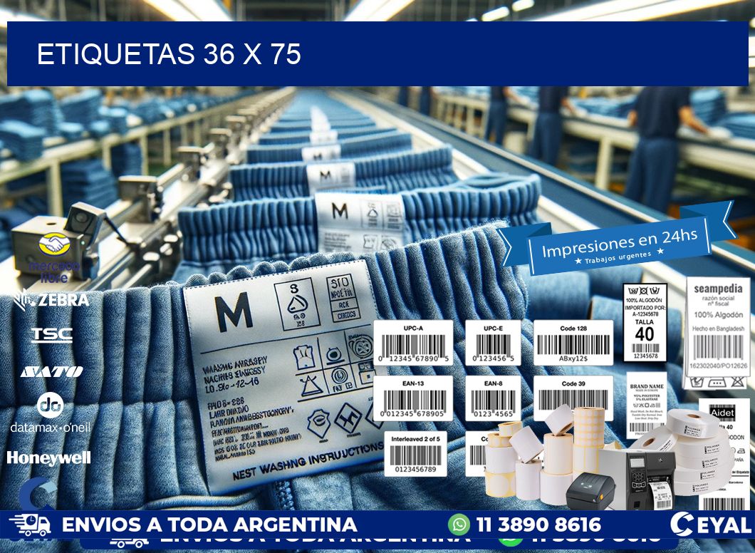 ETIQUETAS 36 x 75