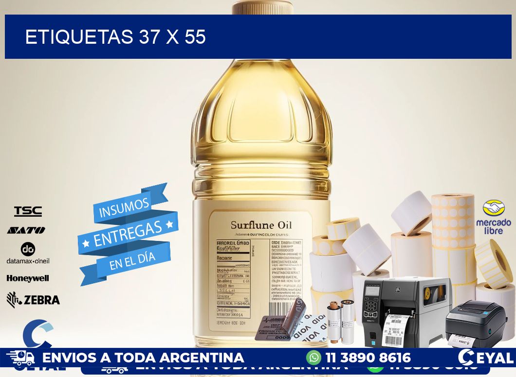 ETIQUETAS 37 x 55