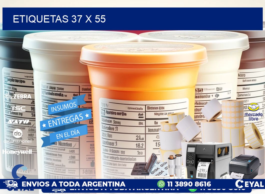 ETIQUETAS 37 x 55