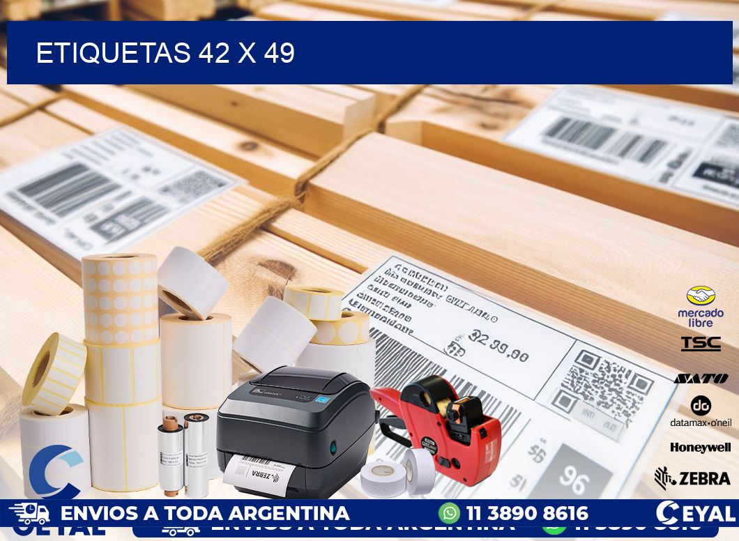 ETIQUETAS 42 x 49