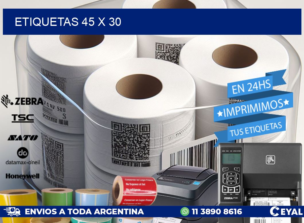 ETIQUETAS 45 x 30