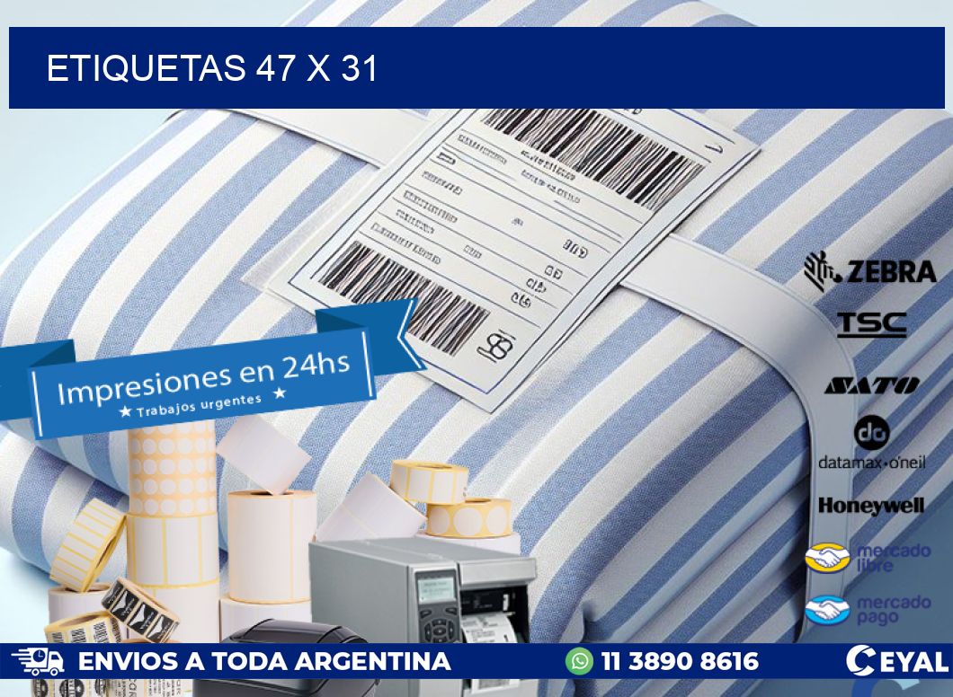 ETIQUETAS 47 x 31