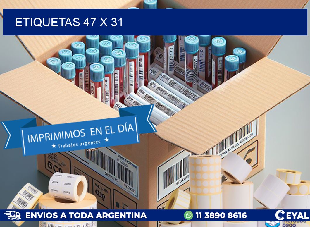 ETIQUETAS 47 x 31