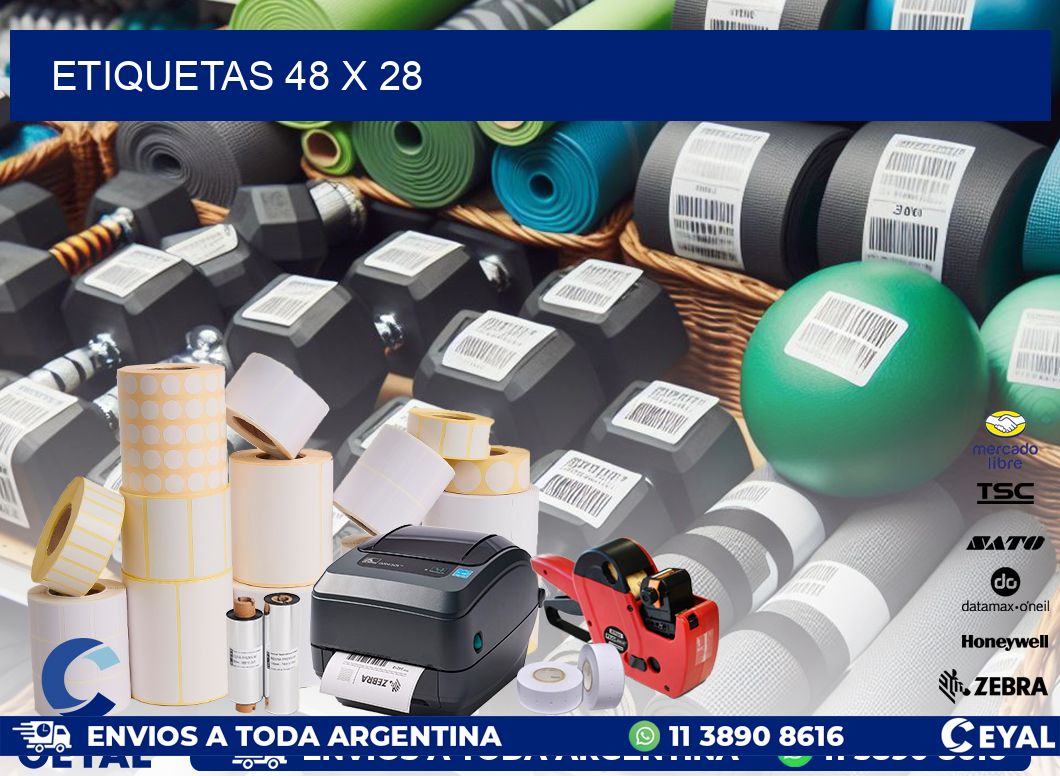 ETIQUETAS 48 x 28