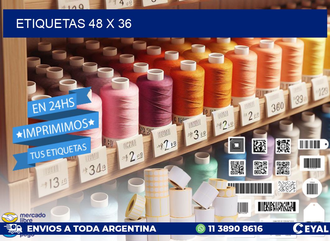ETIQUETAS 48 x 36