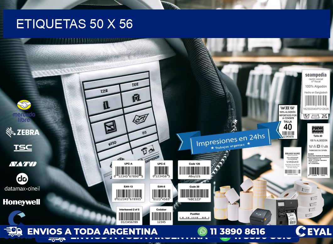 ETIQUETAS 50 x 56
