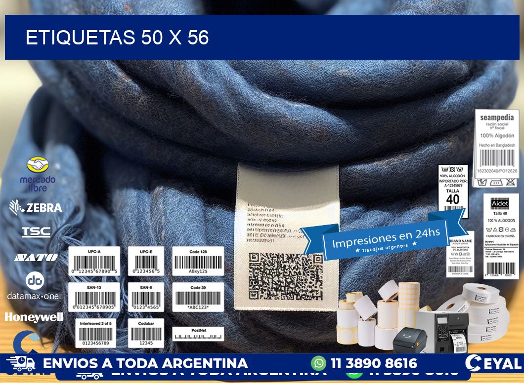 ETIQUETAS 50 x 56