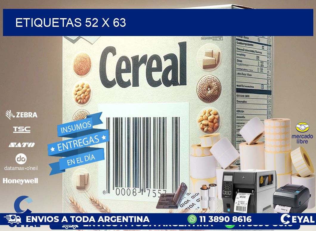 ETIQUETAS 52 x 63