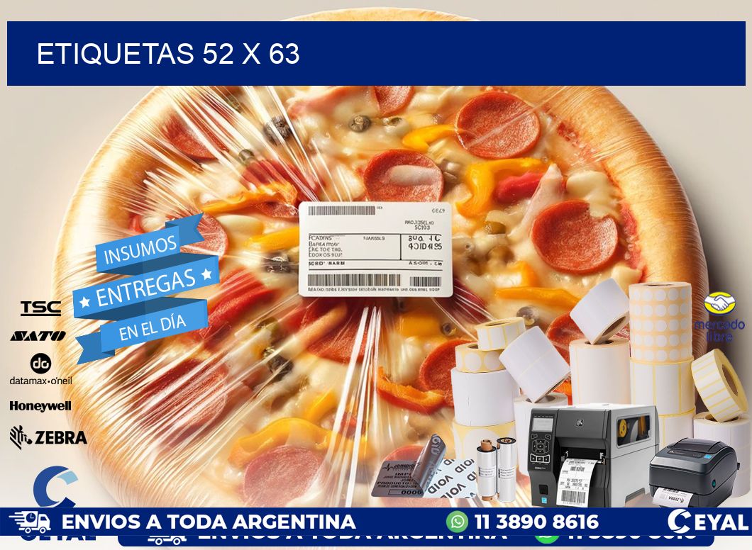 ETIQUETAS 52 x 63