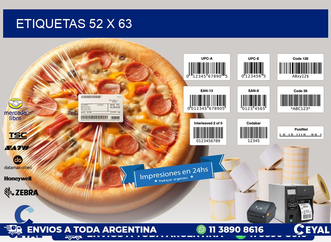 ETIQUETAS 52 x 63