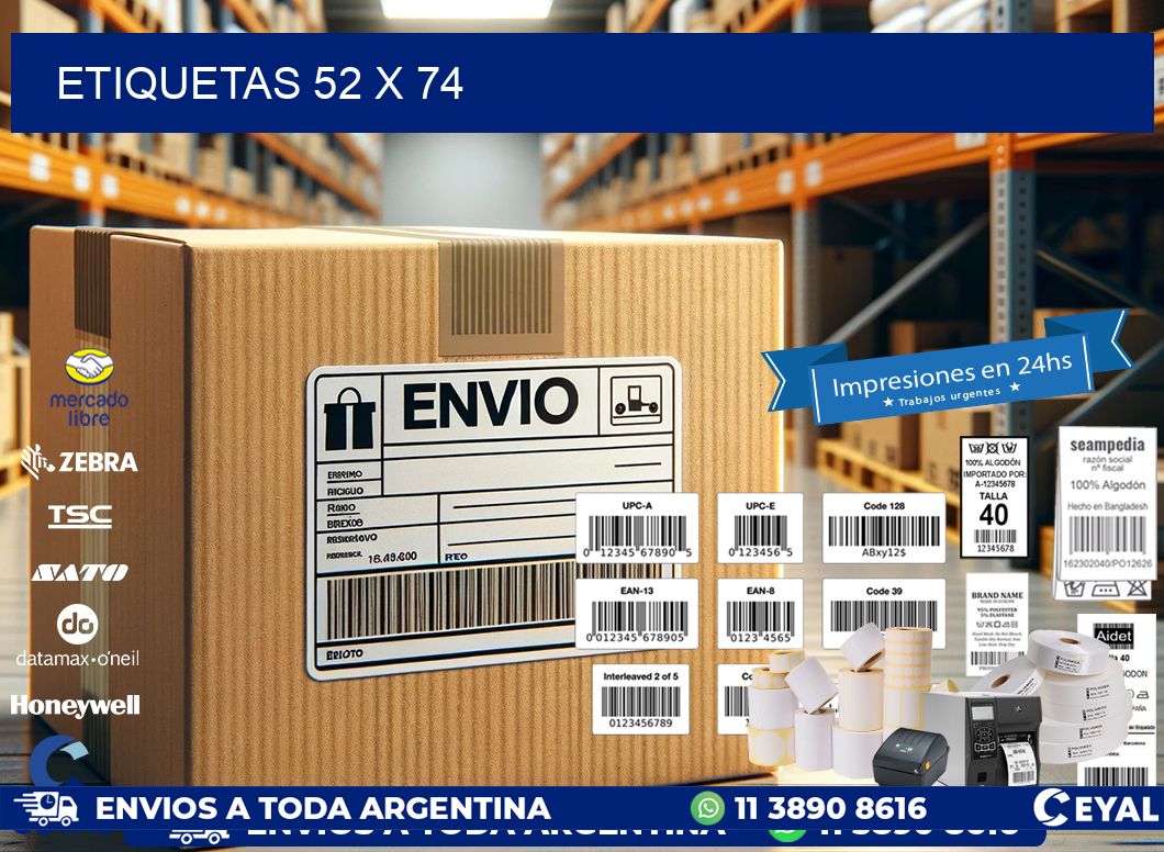 ETIQUETAS 52 x 74