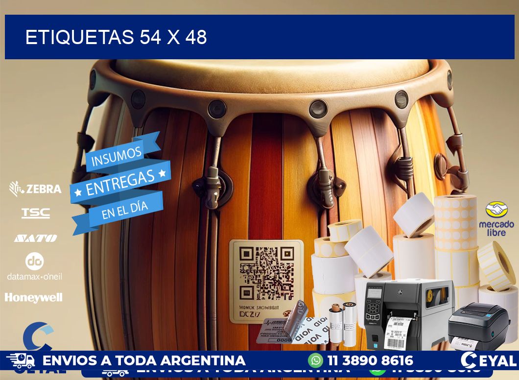 ETIQUETAS 54 x 48