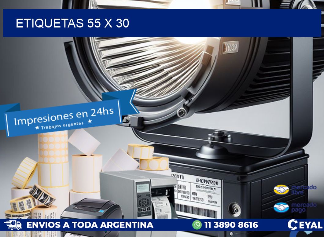ETIQUETAS 55 x 30