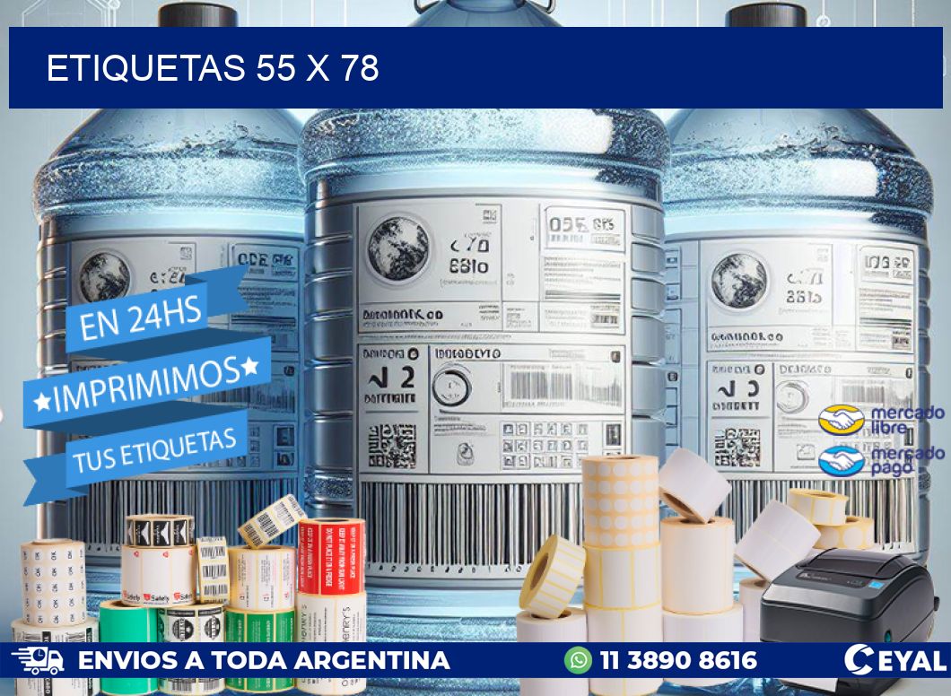 ETIQUETAS 55 x 78