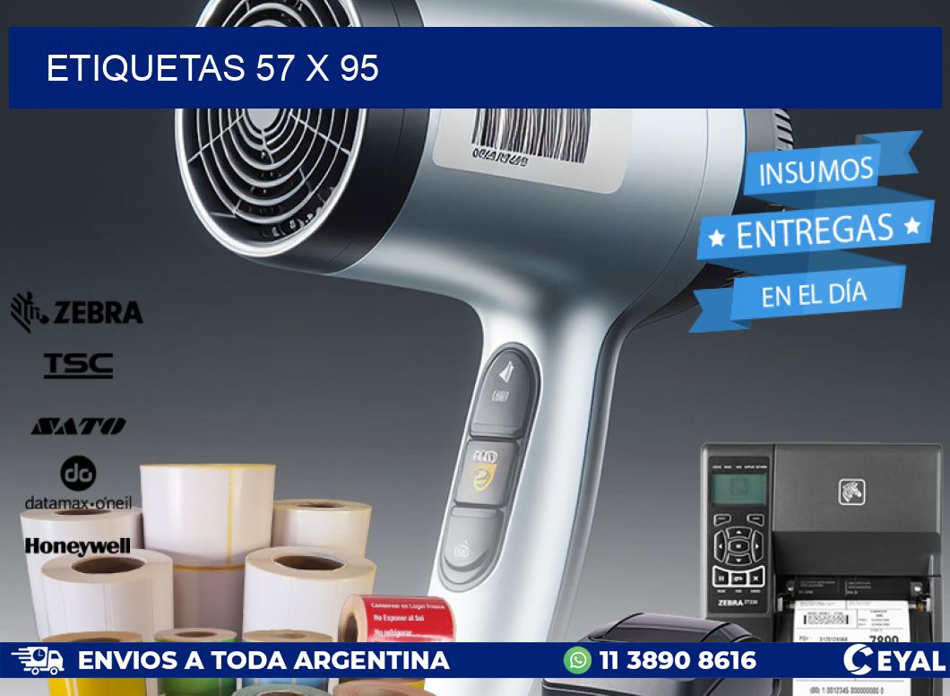 ETIQUETAS 57 x 95