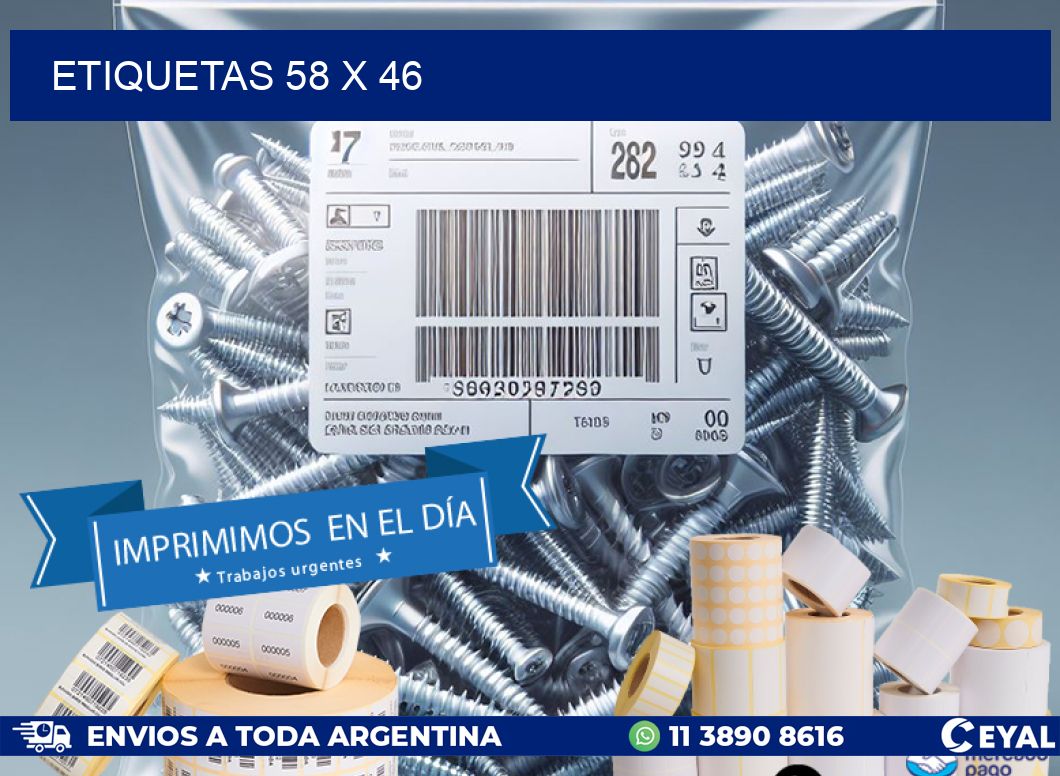 ETIQUETAS 58 x 46